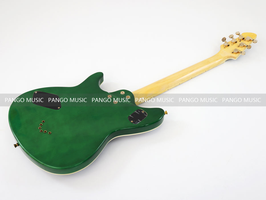 PANGO MUSIC Green Electric Guitar with Quilted Maple Top (GKS-109)