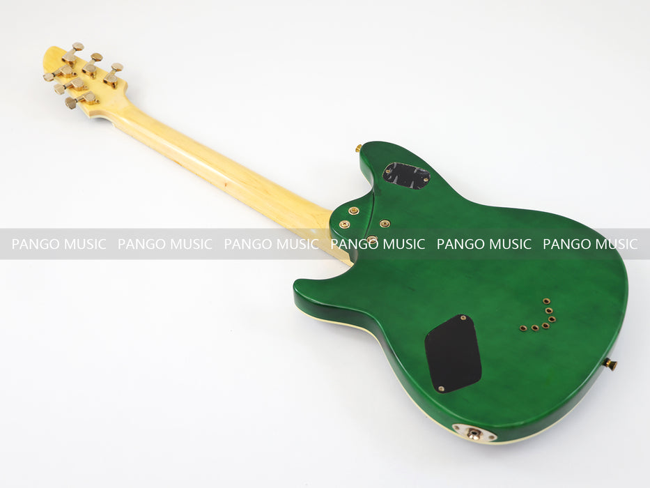 PANGO MUSIC Green Electric Guitar with Quilted Maple Top (GKS-109)