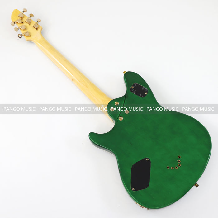 PANGO MUSIC Green Electric Guitar with Quilted Maple Top (GKS-109)