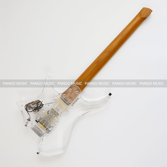 PANGO MUSIC Headless Acrylic Body Electric Guitar (PTH-090S)