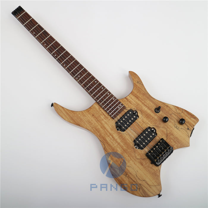 Ash Wood Body Headless Electric Guitar (LRF-001)