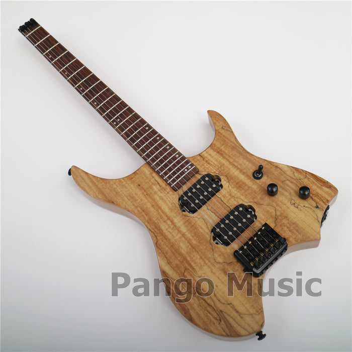 Ash Wood Body Headless Electric Guitar (LRF-001)