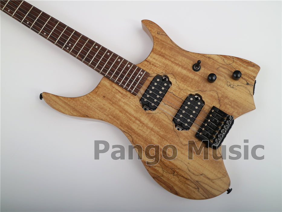 Ash Wood Body Headless Electric Guitar (LRF-001)