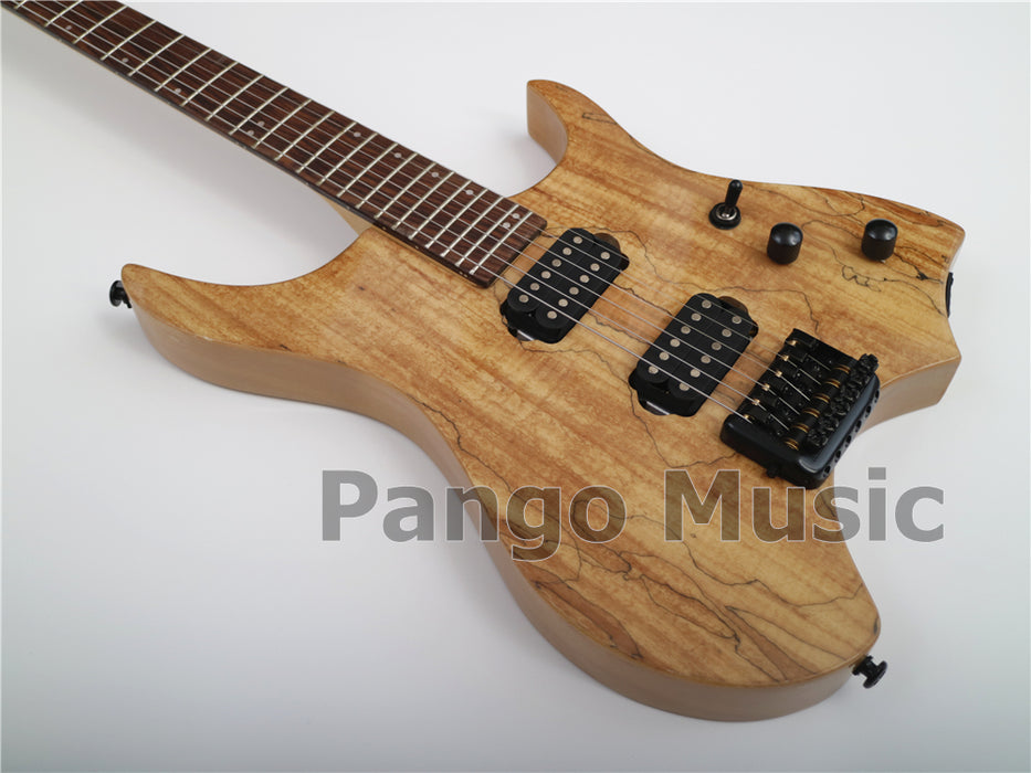 Ash Wood Body Headless Electric Guitar (LRF-001)