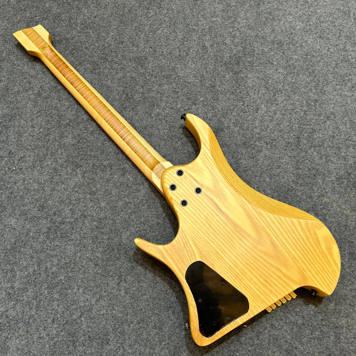 Headless Fan Frets Ash Body Electric Guitar (YMZ-232)