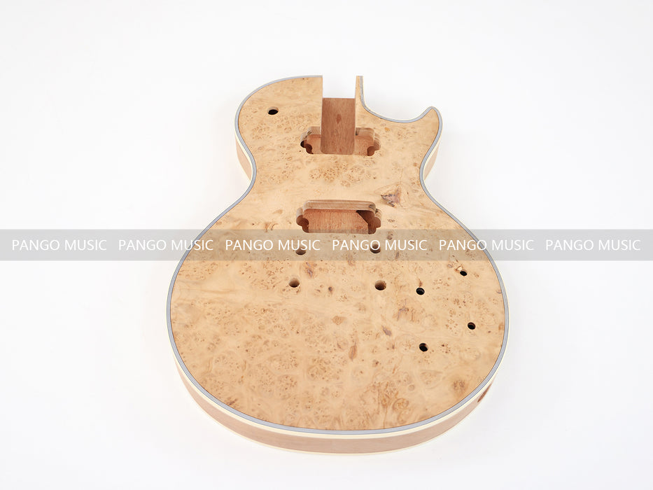 LP Custom DIY Electric Guitar Kit with Burl Maple Top (CST-970)