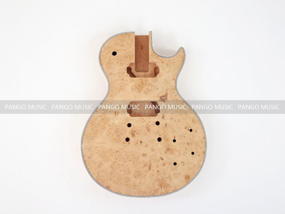 LP Custom DIY Electric Guitar Kit with Burl Maple Top (CST-970)