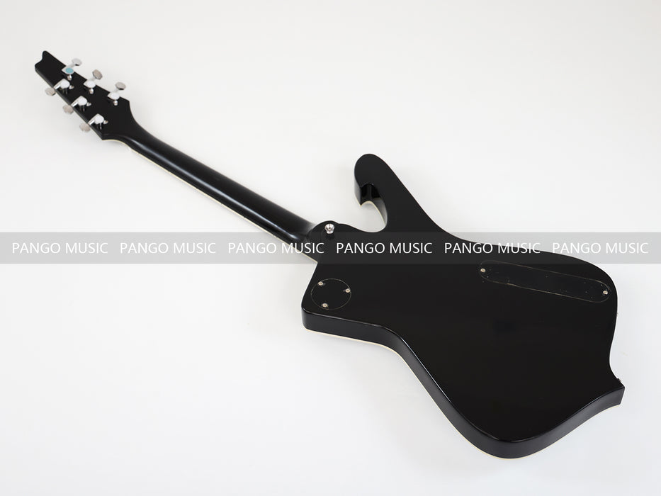 PANGO MUSIC Left Hand Electric Guitar with Cracked Mirror Top (GKS-028)