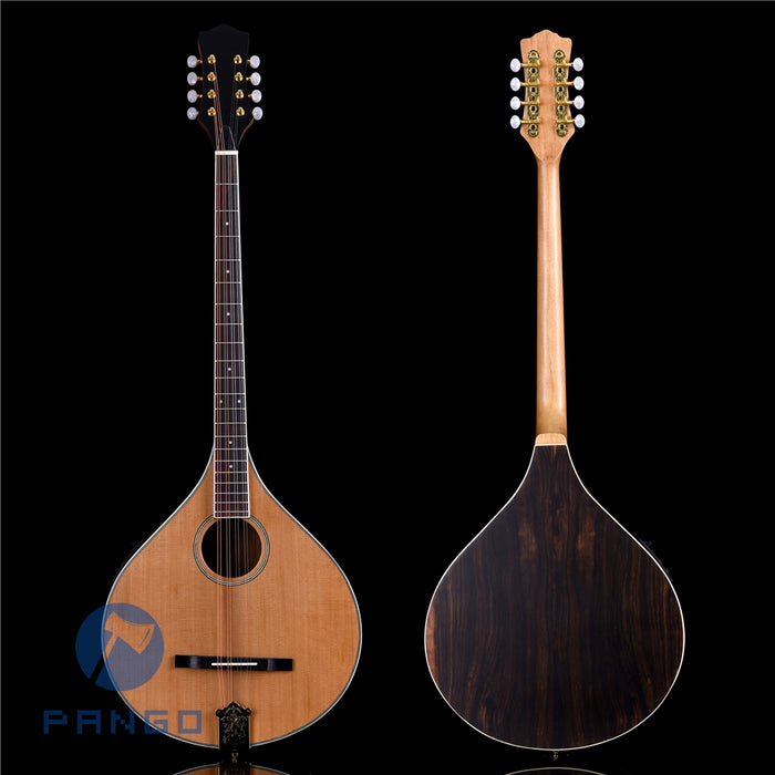 Solid Red Pine Top Irish Bouzouki with EQ (PBM-588S)