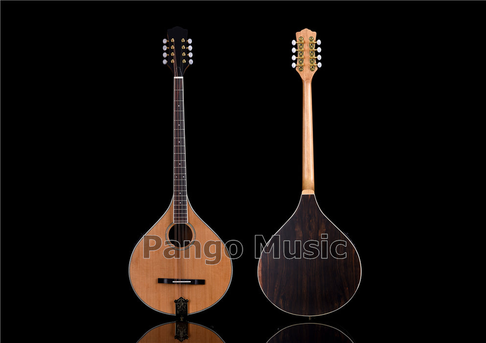 Solid Red Pine Top Irish Bouzouki with EQ (PBM-588S)