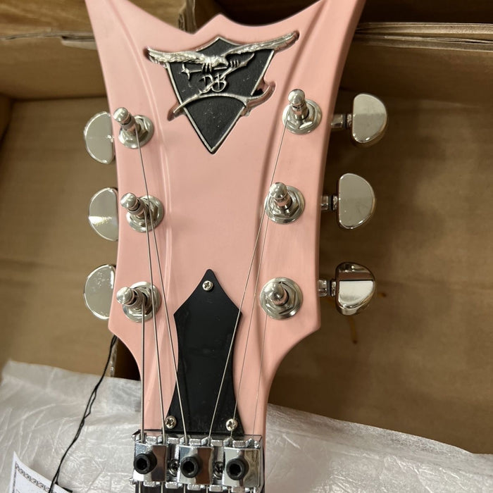 PANGO Music DB Style Pink Electric Guitar (PDB-089)