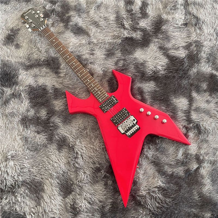 PANGO MUSIC Right Hand Red Color Electric Guitar (PRG-520)