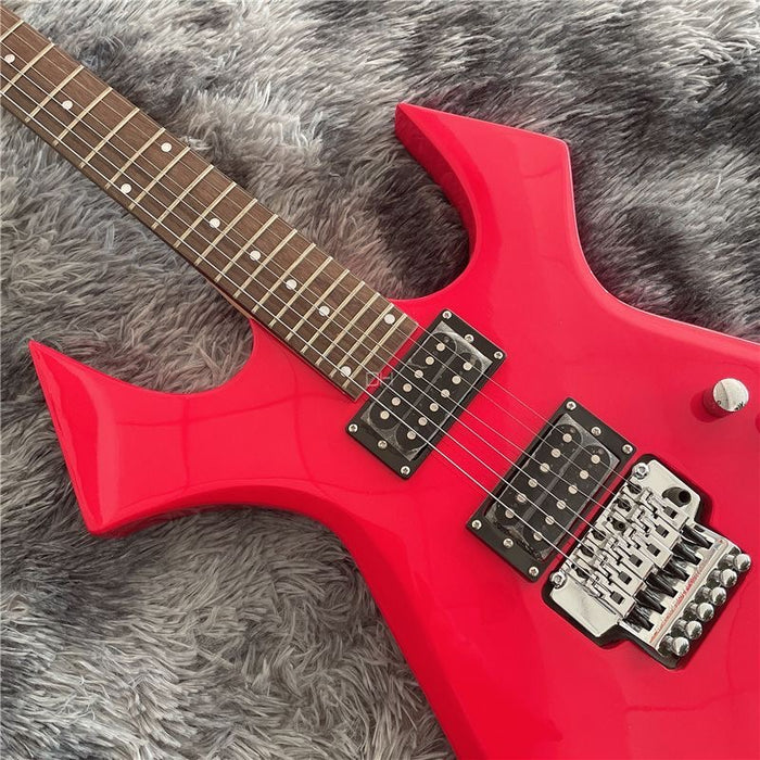 PANGO MUSIC Right Hand Red Color Electric Guitar (PRG-520)