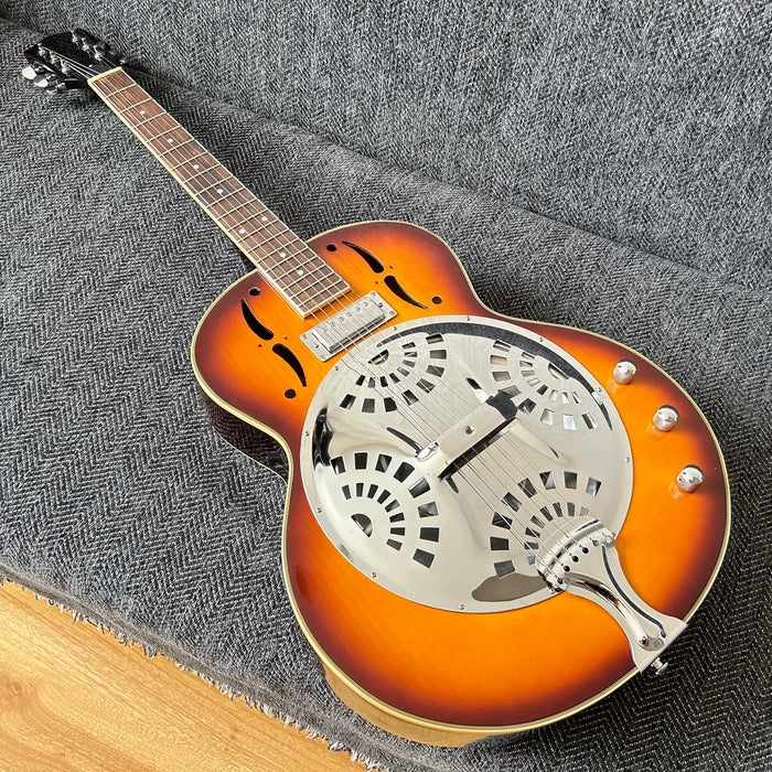 PANGO Music 6 Strings Resonator Electric Guitar (YMZ-015S)