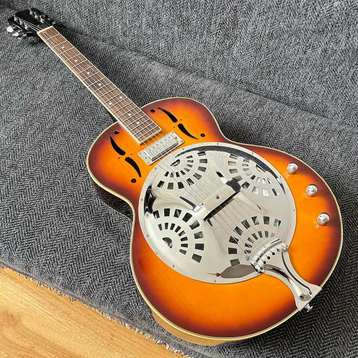 PANGO Music 6 Strings Resonator Electric Guitar (YMZ-015S)