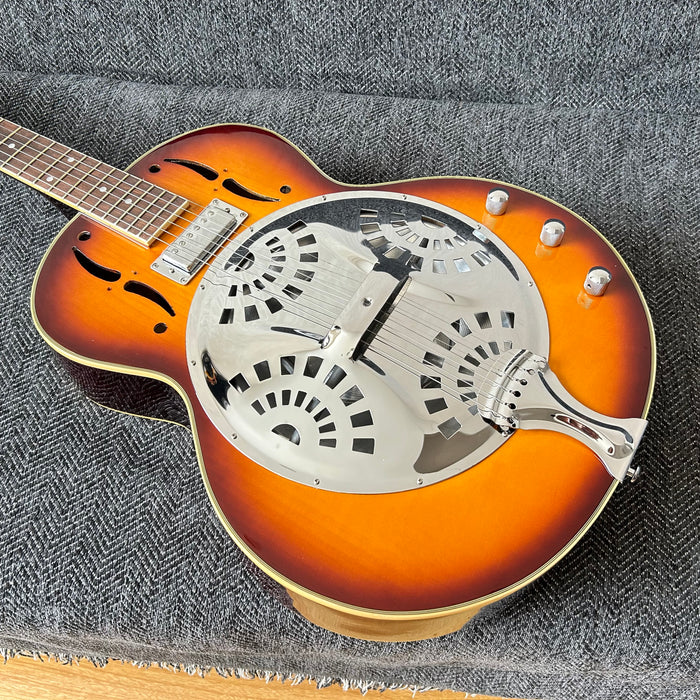 PANGO Music 6 Strings Resonator Electric Guitar (YMZ-015S)