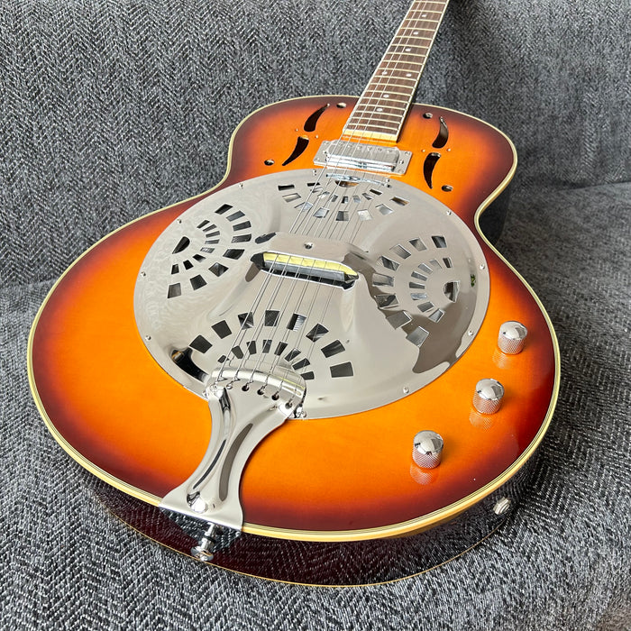 PANGO Music 6 Strings Resonator Electric Guitar (YMZ-015S)