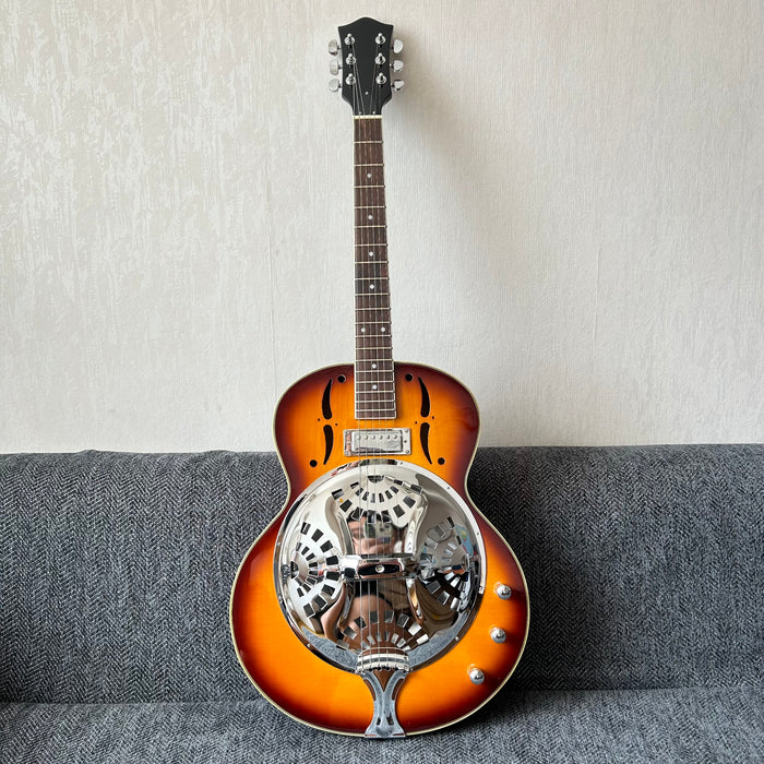 PANGO Music 6 Strings Resonator Electric Guitar (YMZ-015S)