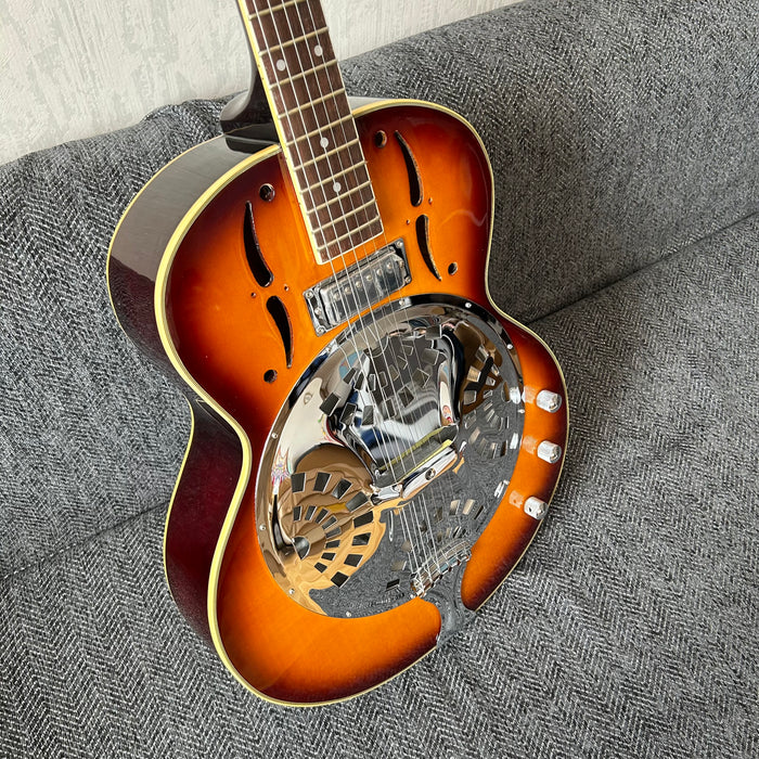 PANGO Music 6 Strings Resonator Electric Guitar (YMZ-015S)