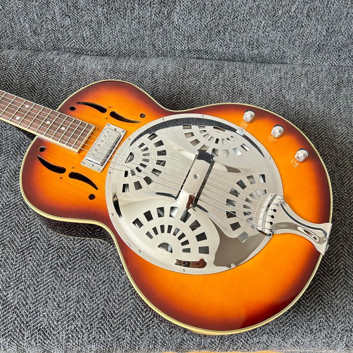 PANGO Music 6 Strings Resonator Electric Guitar (YMZ-015S)