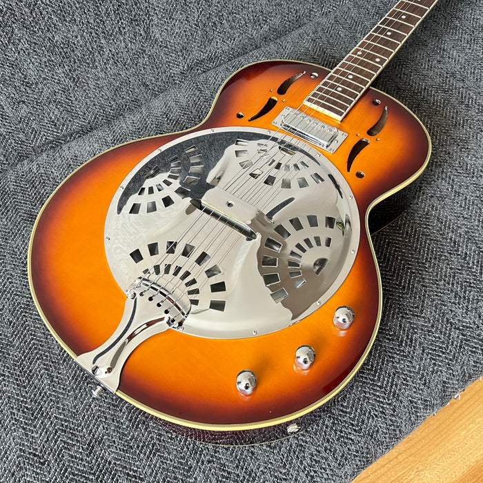 PANGO Music 6 Strings Resonator Electric Guitar (YMZ-015S)