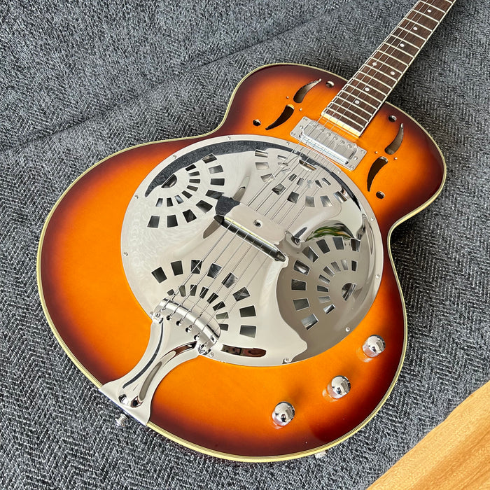 PANGO Music 6 Strings Resonator Electric Guitar (YMZ-015S)