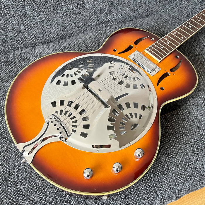 PANGO Music 6 Strings Resonator Electric Guitar (YMZ-015S)