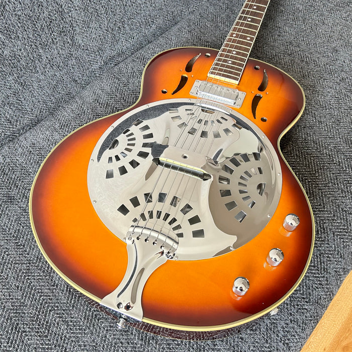 PANGO Music 6 Strings Resonator Electric Guitar (YMZ-015S)