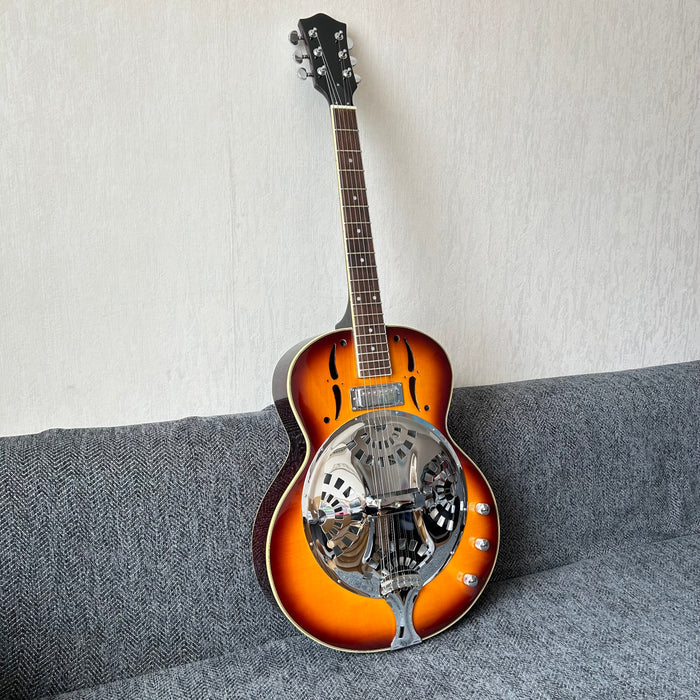 PANGO Music 6 Strings Resonator Electric Guitar (YMZ-015S)