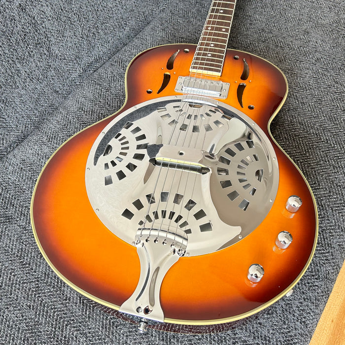 PANGO Music 6 Strings Resonator Electric Guitar (YMZ-015S)