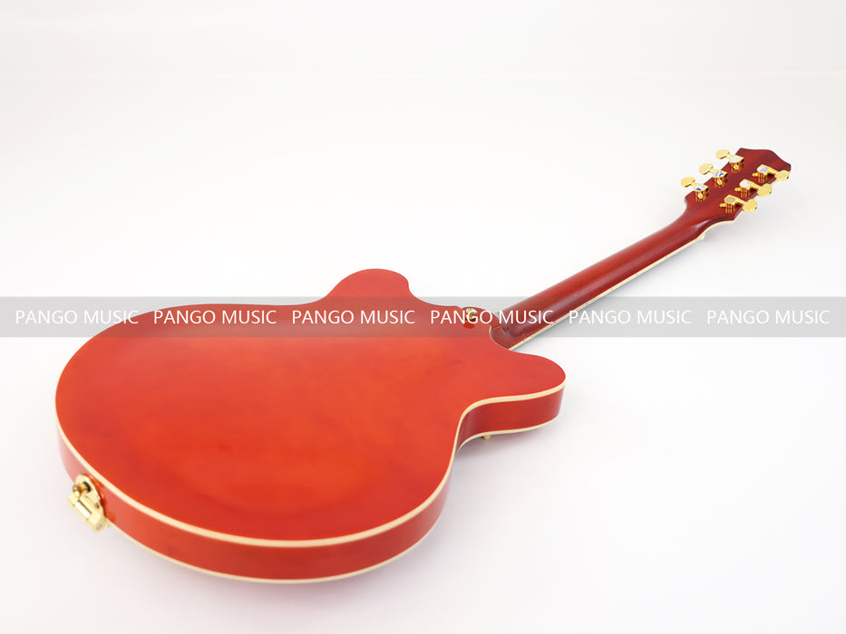 PANGO MUSIC Semi Hollow Orange Color Electric Guitar (GKS-087)