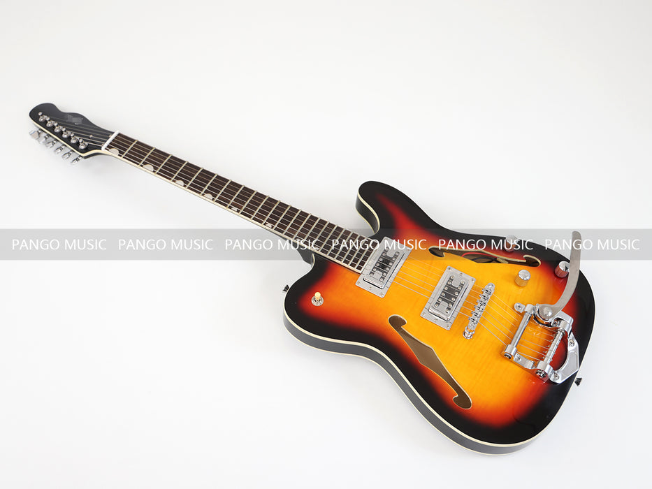 PANGO MUSIC TL Style Electric Guitar with Flamed Maple Top (GKS-059)