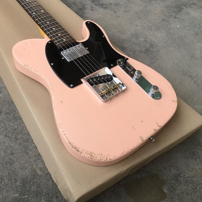 TL Used Style Pink Body Electric Guitar (PHJ-618)