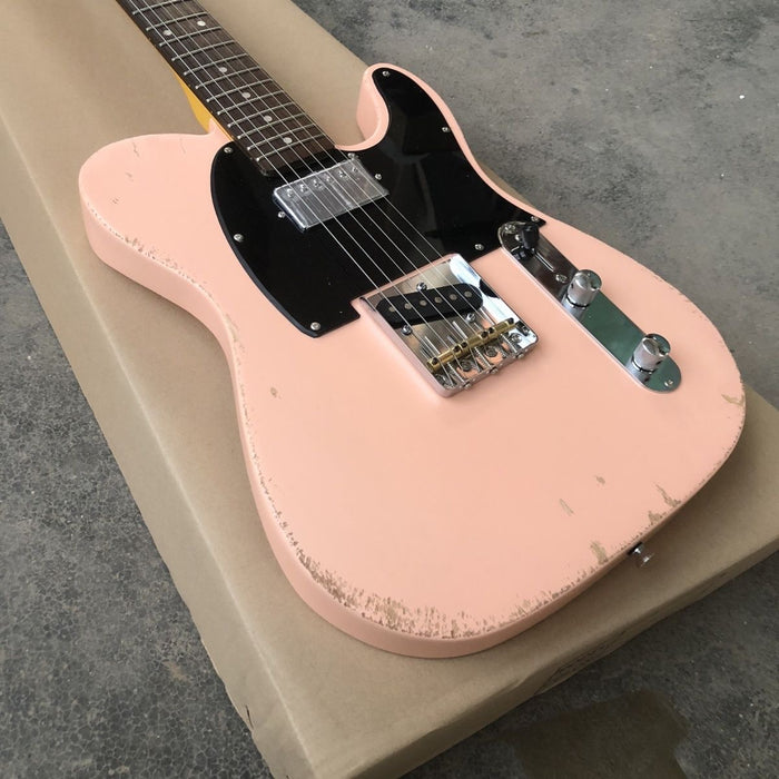 TL Used Style Pink Body Electric Guitar (PHJ-618)