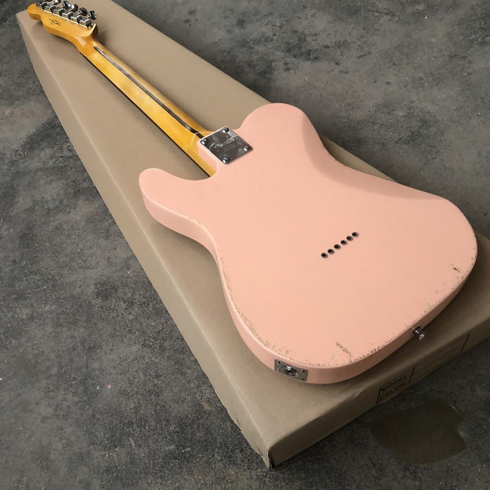 TL Used Style Pink Body Electric Guitar (PHJ-618)