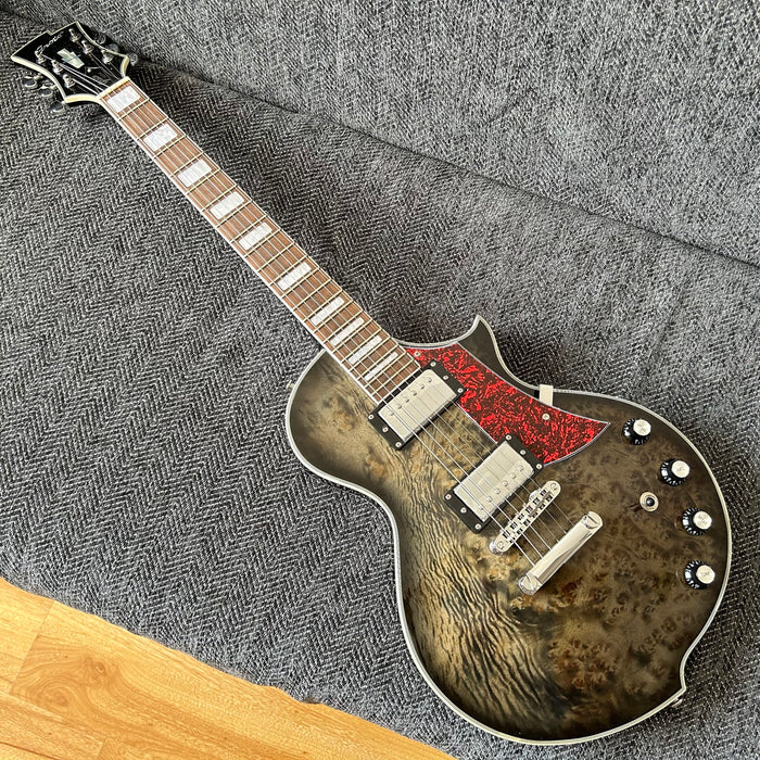 PANGO Music Electric Guitar with Burl Maple Top (YMZ-209)