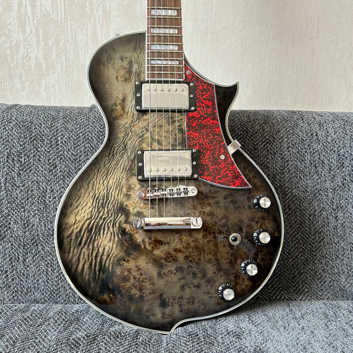 PANGO Music Electric Guitar with Burl Maple Top (YMZ-209)