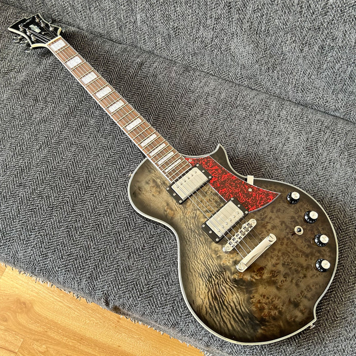 PANGO Music Electric Guitar with Burl Maple Top (YMZ-209)