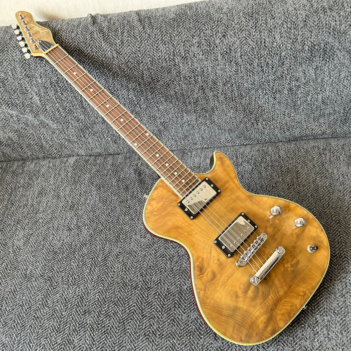 PANGO Music Electric Guitar with Burl Maple Top (YMZ-211)