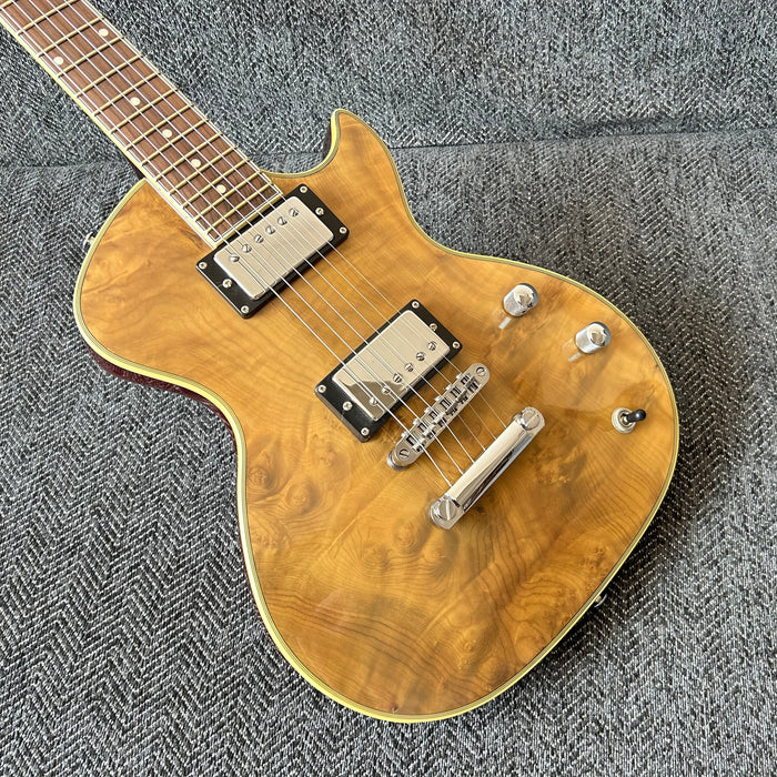 PANGO Music Electric Guitar with Burl Maple Top (YMZ-211)