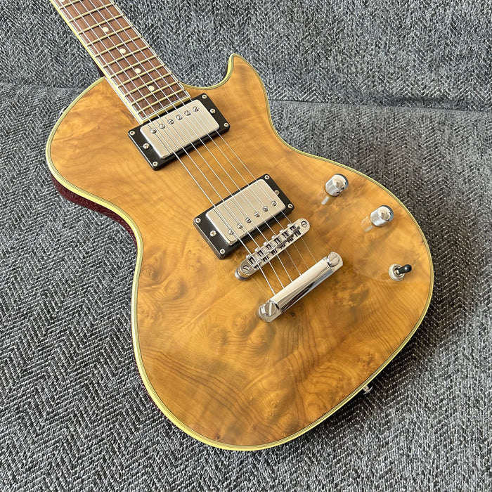 PANGO Music Electric Guitar with Burl Maple Top (YMZ-211)