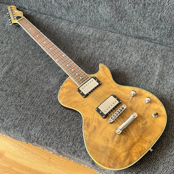 PANGO Music Electric Guitar with Burl Maple Top (YMZ-211)