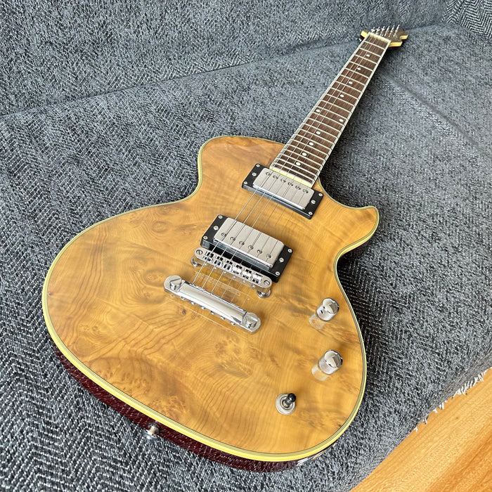 PANGO Music Electric Guitar with Burl Maple Top (YMZ-211)