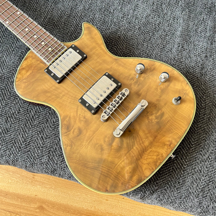 PANGO Music Electric Guitar with Burl Maple Top (YMZ-211)