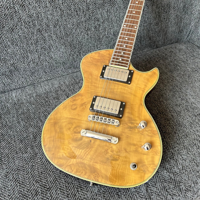 PANGO Music Electric Guitar with Burl Maple Top (YMZ-211)