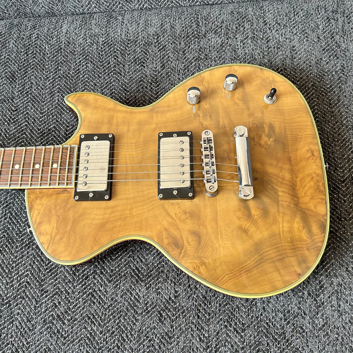 PANGO Music Electric Guitar with Burl Maple Top (YMZ-211)