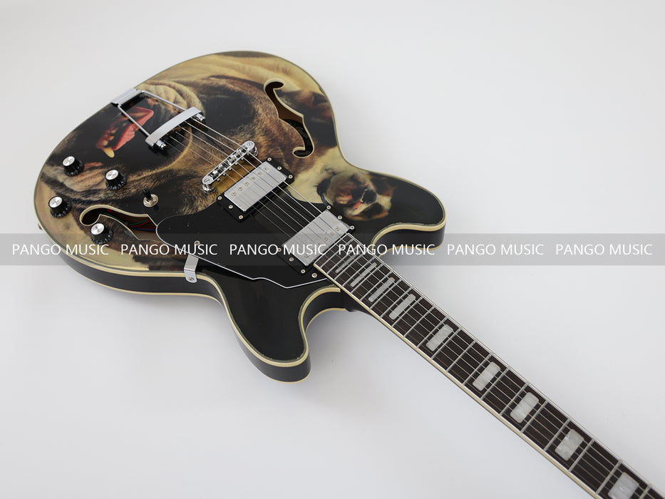 PANGO Music Limited Edition Semi Hollow Electric Guitar (YMZ-213S)