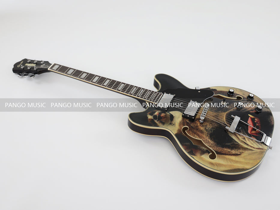 PANGO Music Limited Edition Semi Hollow Electric Guitar (YMZ-213S)