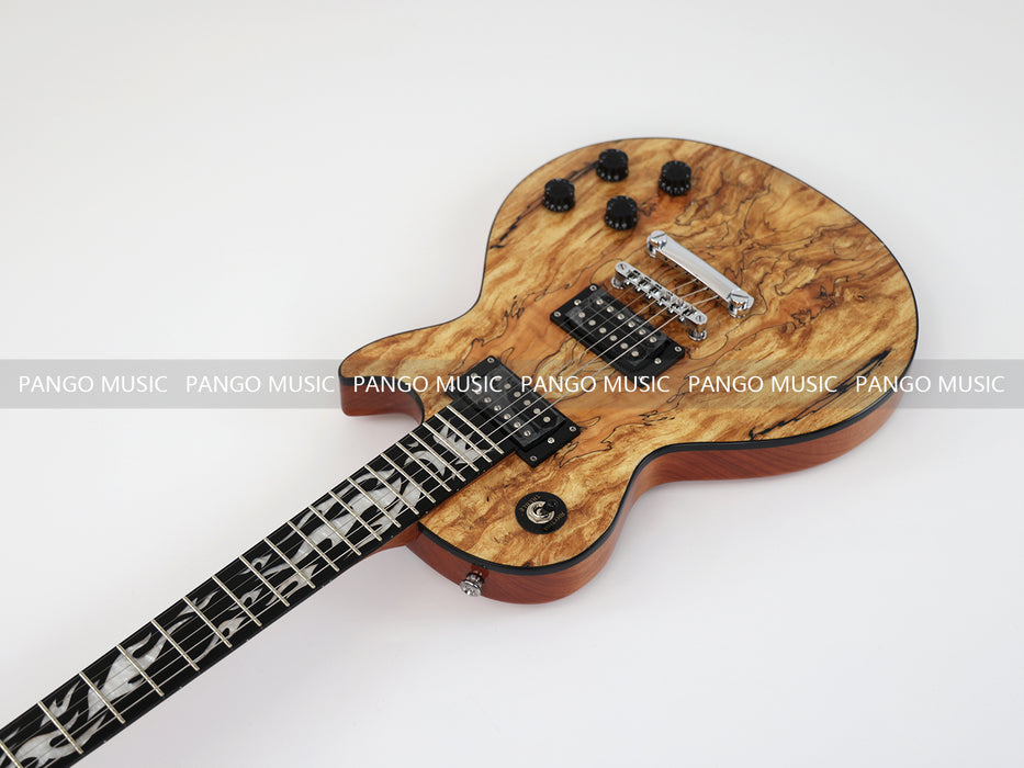 PANGO Music New LP Design Electric Guitar with Spalted Maple Top (PJX-500)