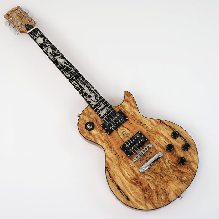 PANGO Music New LP Design Electric Guitar with Spalted Maple Top (PJX-500)